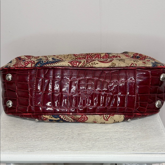 KATHY Women’s Van Zeeland Red Floral Shoulder Purse Y2K Handbag Vintage - Picture 7 of 11